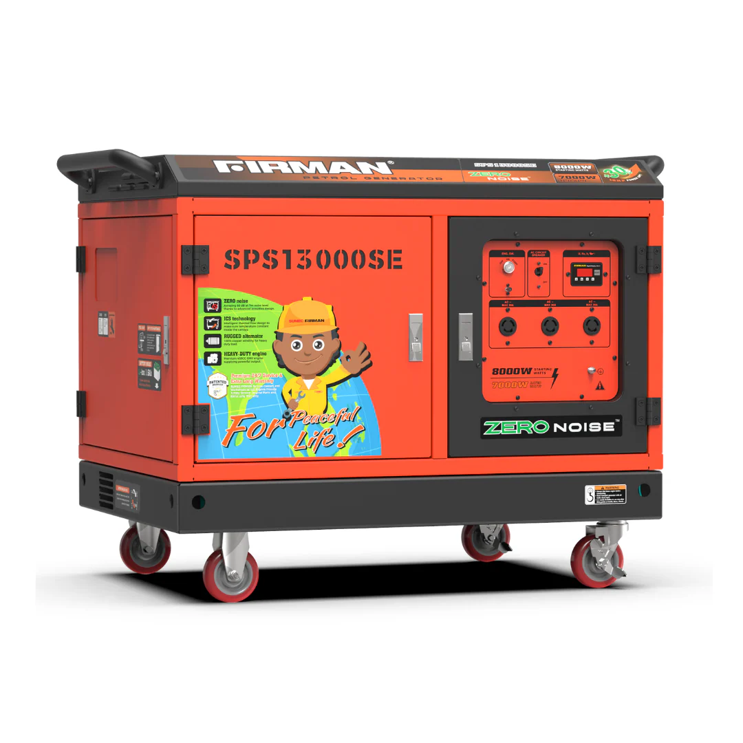 Firman 7kva Key Start Sound Proof Petrol Generator - SPS13000SE