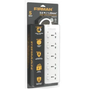 3 meters Firman USB Smart Extension Socket